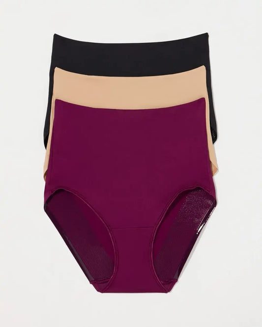 Tummy High-Waist Brief Panty 3 Pack