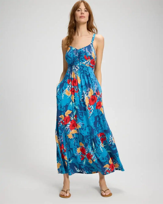 Tiered Maxi Bra Dress
