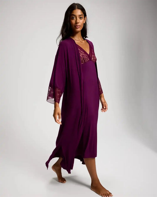Geo Lace Midi Robe