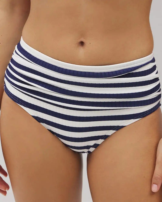 Soma Swim Ruched High-Waist Bikini Bottom