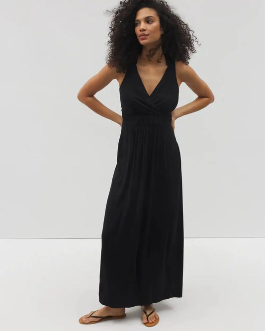 Isla Cross Back Maxi Bra Dress