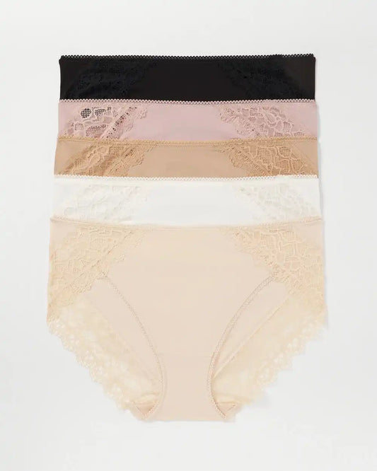Lace High-Leg 5 Pack
