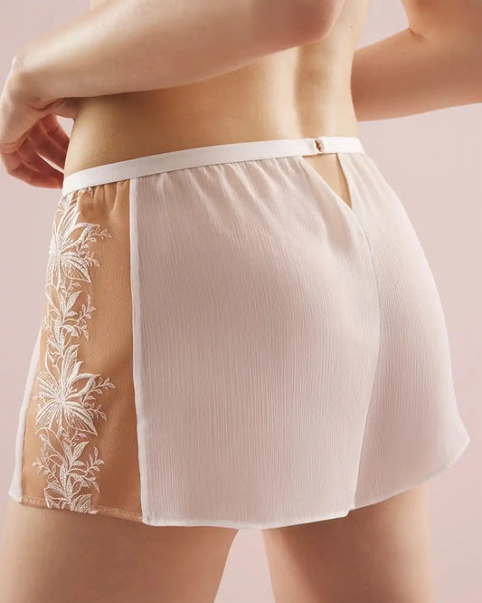Crinkle Chiffon Pajama Short
