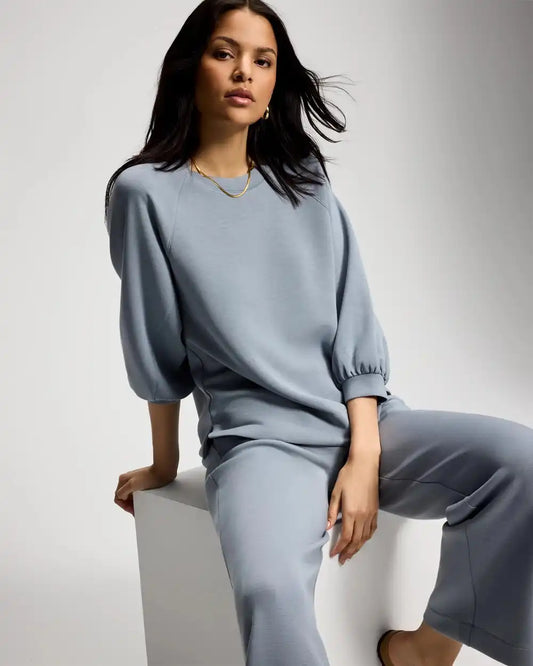 Modern Modal Relaxed 3/4 Sleeve Top