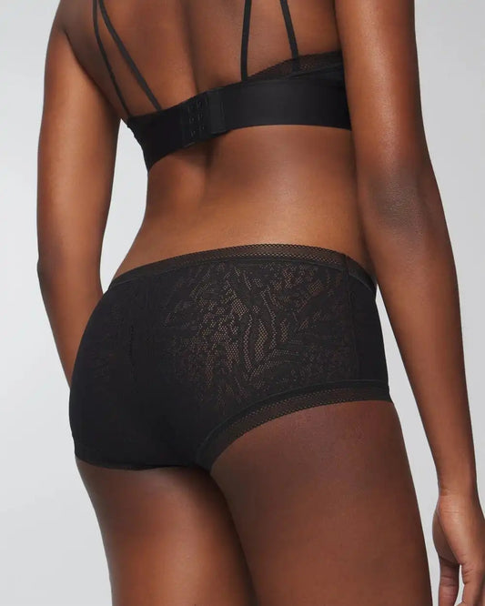 Soma Boyshort Panty with Stretch Lace