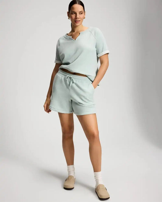 Cotton Terry Relaxed Shorts
