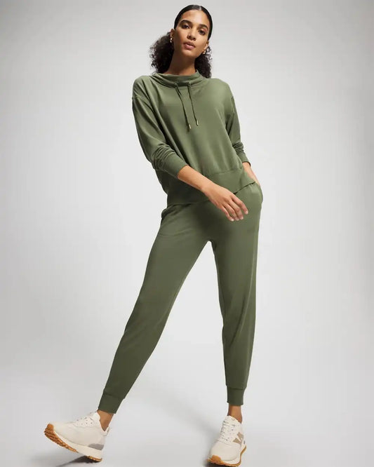 Ultrasoft Fleece Relaxed Funnel Neck Sweatshirt