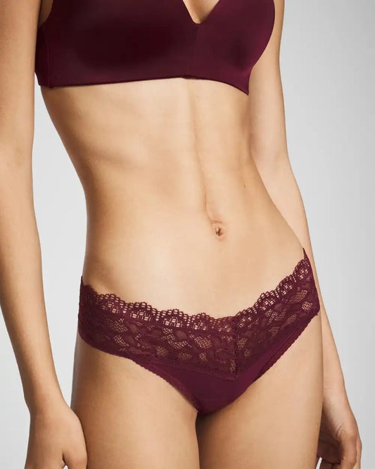 Lace Waist Thong