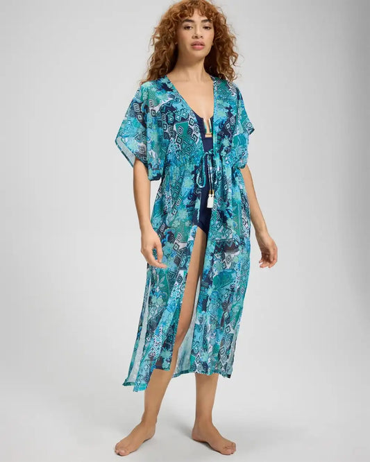 Gold Standard Long Swim Cover Up Dress