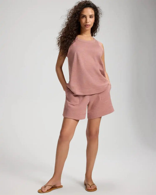 Slub French Terry Relaxed Shorts