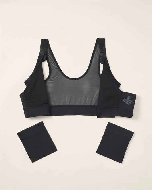 Post-Surgical Recovery Bra with Drain Pockets