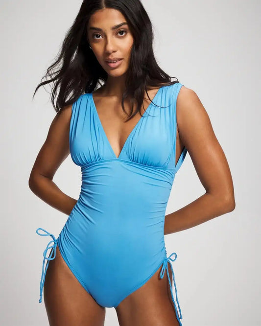 V-Neck One-Piece