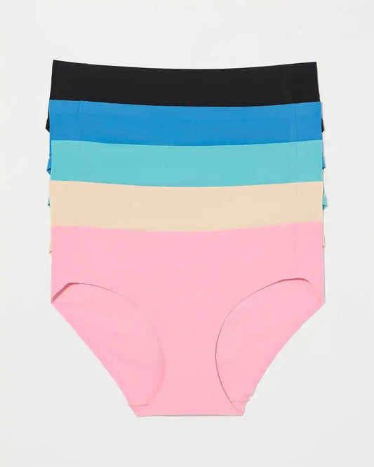 Soft Stretch Hipster Panty 5 Pack