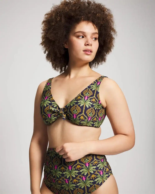 Tie Front Bikini Swim Top