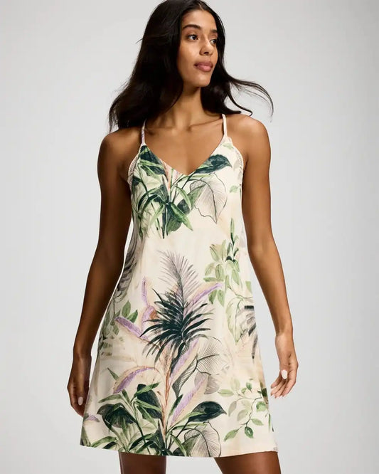 Fresco Lace Chemise with Shelf Bra