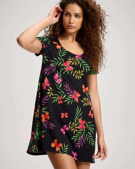 Short Sleeve Scoop Neck Sleepshirt