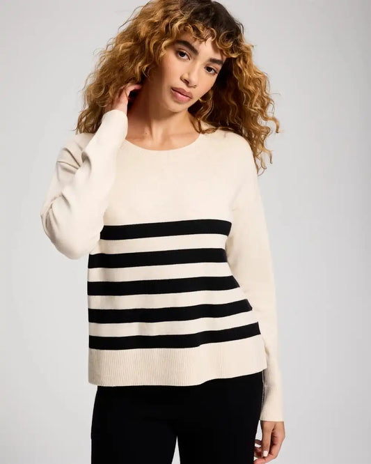 Long-Sleeve Dolman Sweater Top