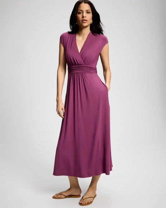 Serenity Cap Sleeve Maxi Bra Dress