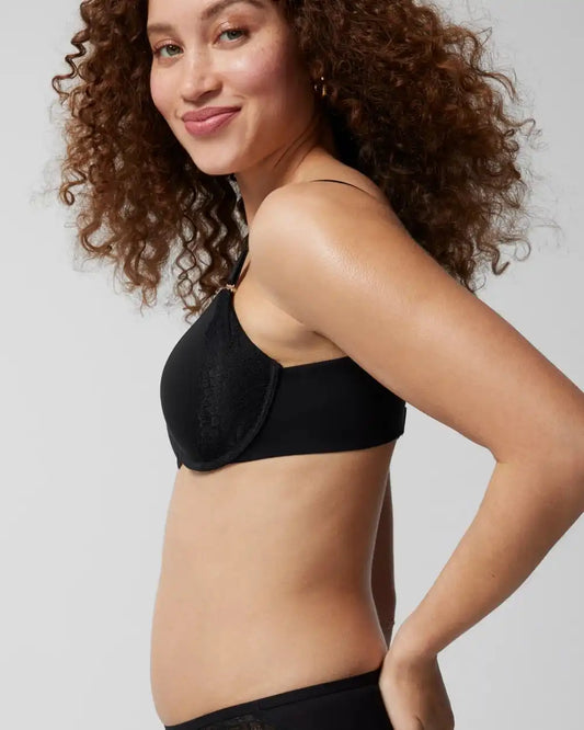 Perfect Coverage Bra with Lace Trim