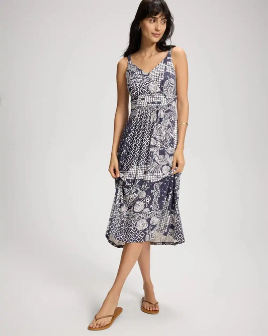 Surplice Midi Bra Dress