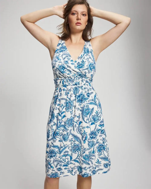 Cross Back Strap Bra Dress