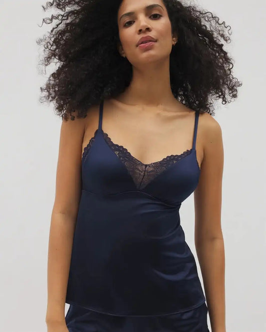 Lace-Trim Pajama Cami