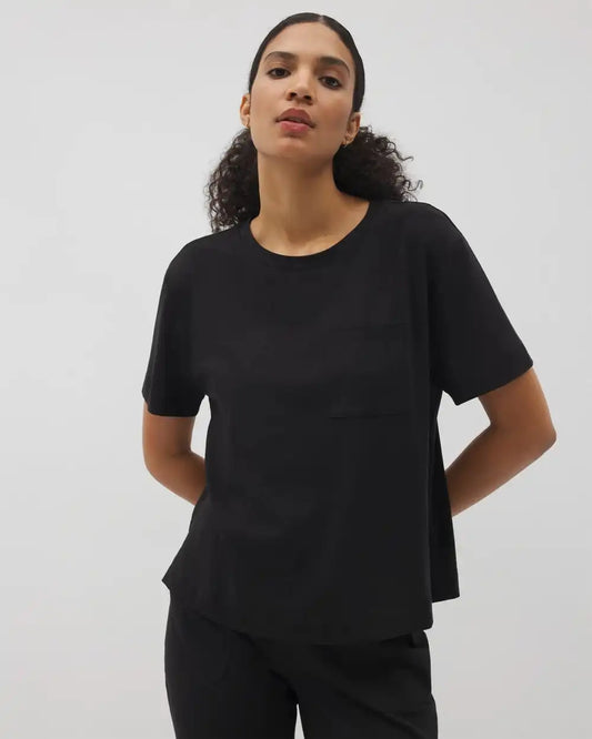 Short-Sleeve Pocket Pajama Tee