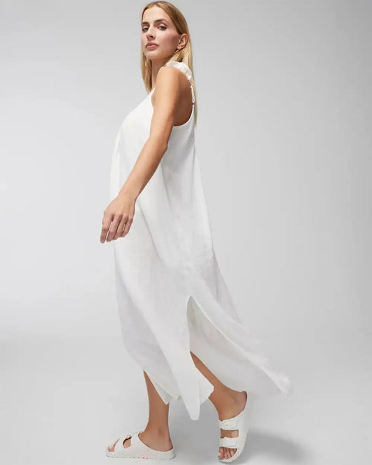 Flutter-Sleeve Cover-Up Dress