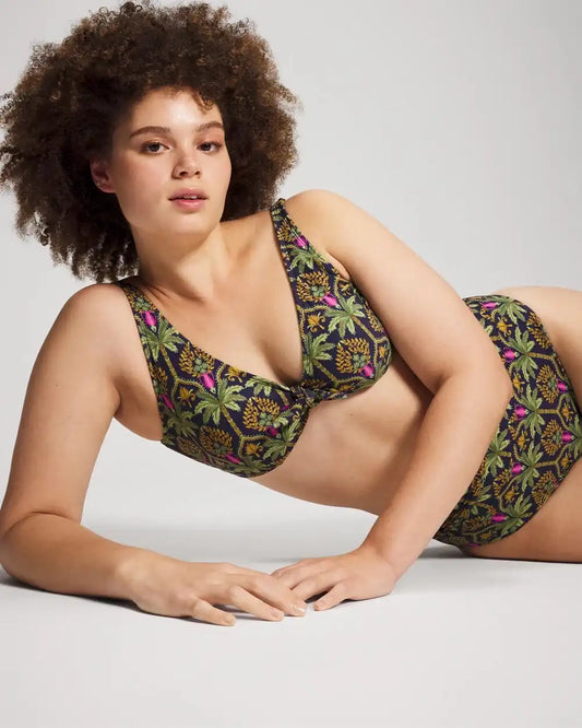 Tie Front Bikini Swim Top