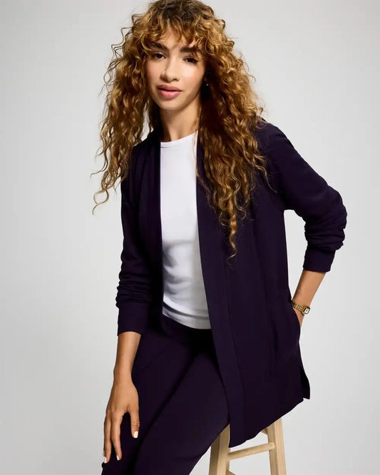 Ultra Soft Relaxed Open-Front Wrap