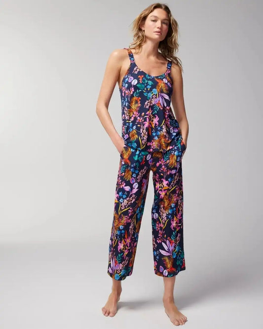 Mini Ruffle Pajama Cami with Shelf Bra