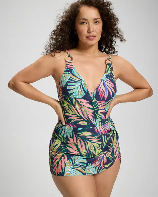 Color Spectrum Swim Dress