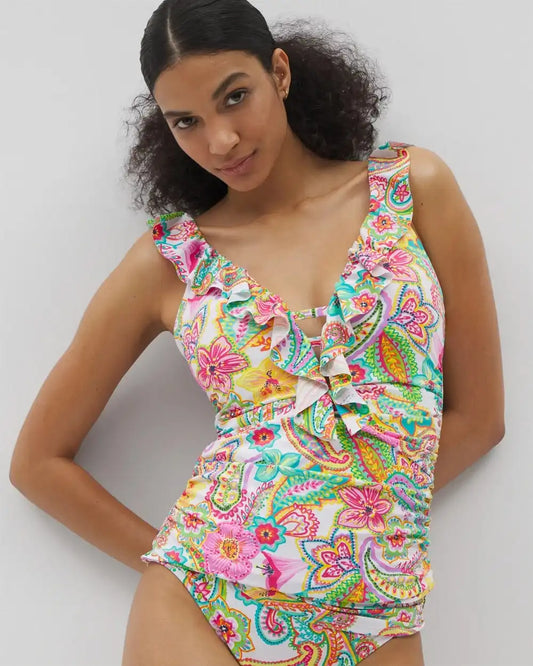 Bleu Rod Beattie All Set for Summer Ruffle Tankini