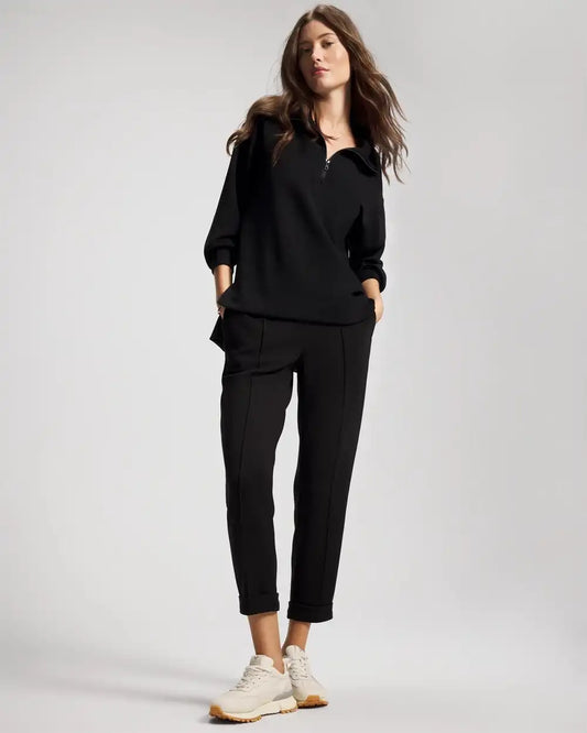 Modern Modal Quarter Zip Sweatshirt