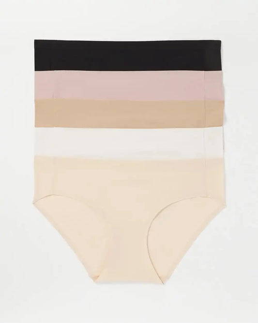 Soft Stretch Hipster Panty 5 Pack