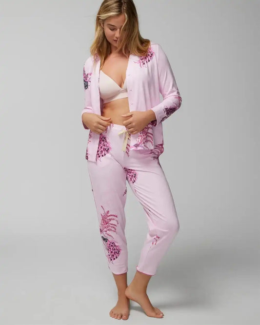 Long-Sleeve Pajama Top