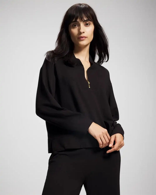 Ultrasoft Fleece Quarter Zip Sweatshirt