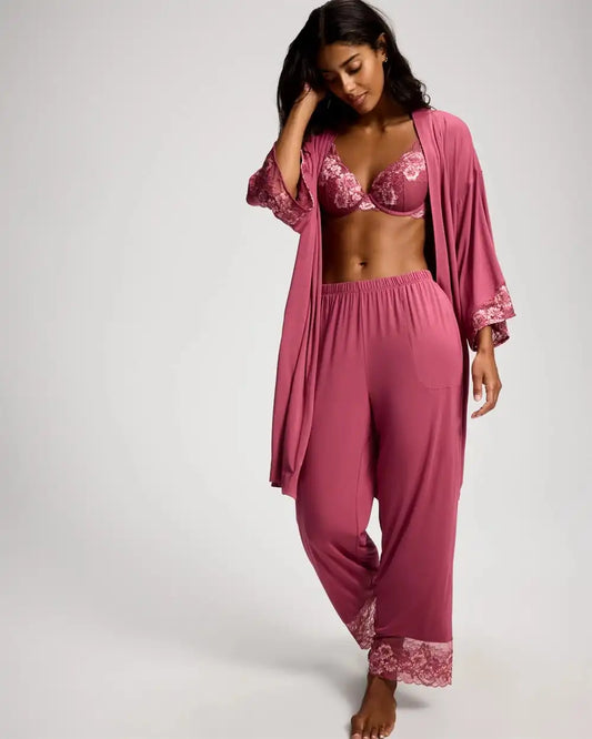 Romantic Lace Ankle Pajama Pants