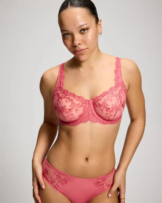 Sensuous Embroidery Balconette Bra