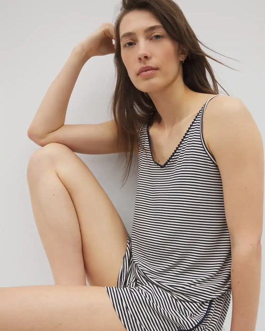 Pom Trim Pajama Cami