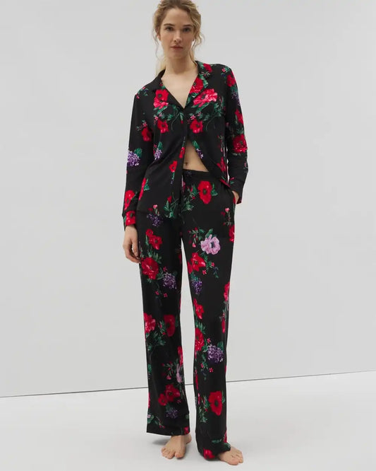 Printed Pajama Pants