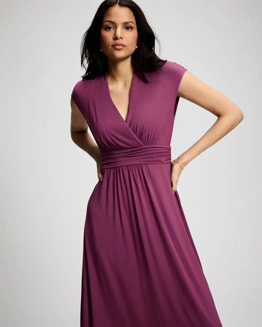 Serenity Cap Sleeve Maxi Bra Dress