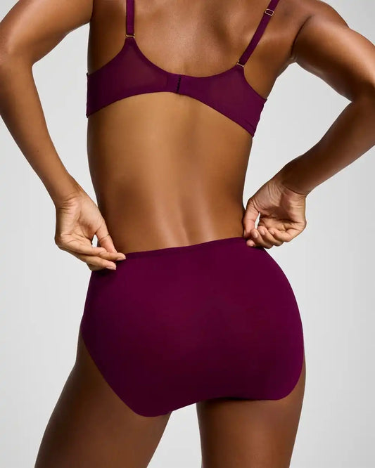 Geo Lace Embroidery High-Leg Panty