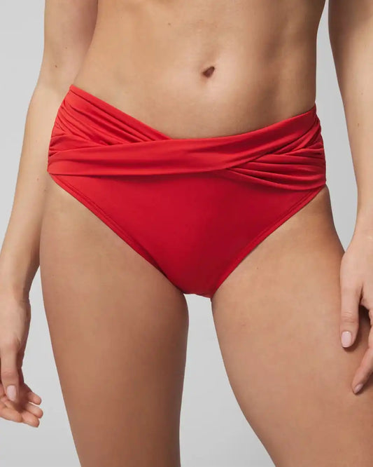 Twist-Front Bikini Bottoms