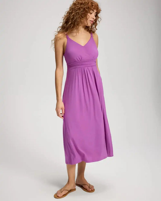 Surplice Midi Bra Dress